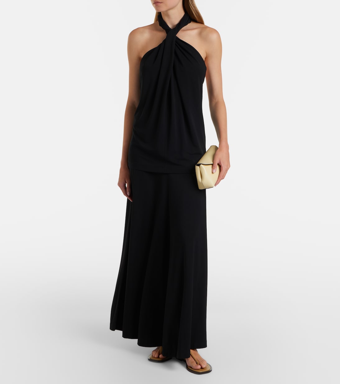 Toteme - Halterneck jersey top