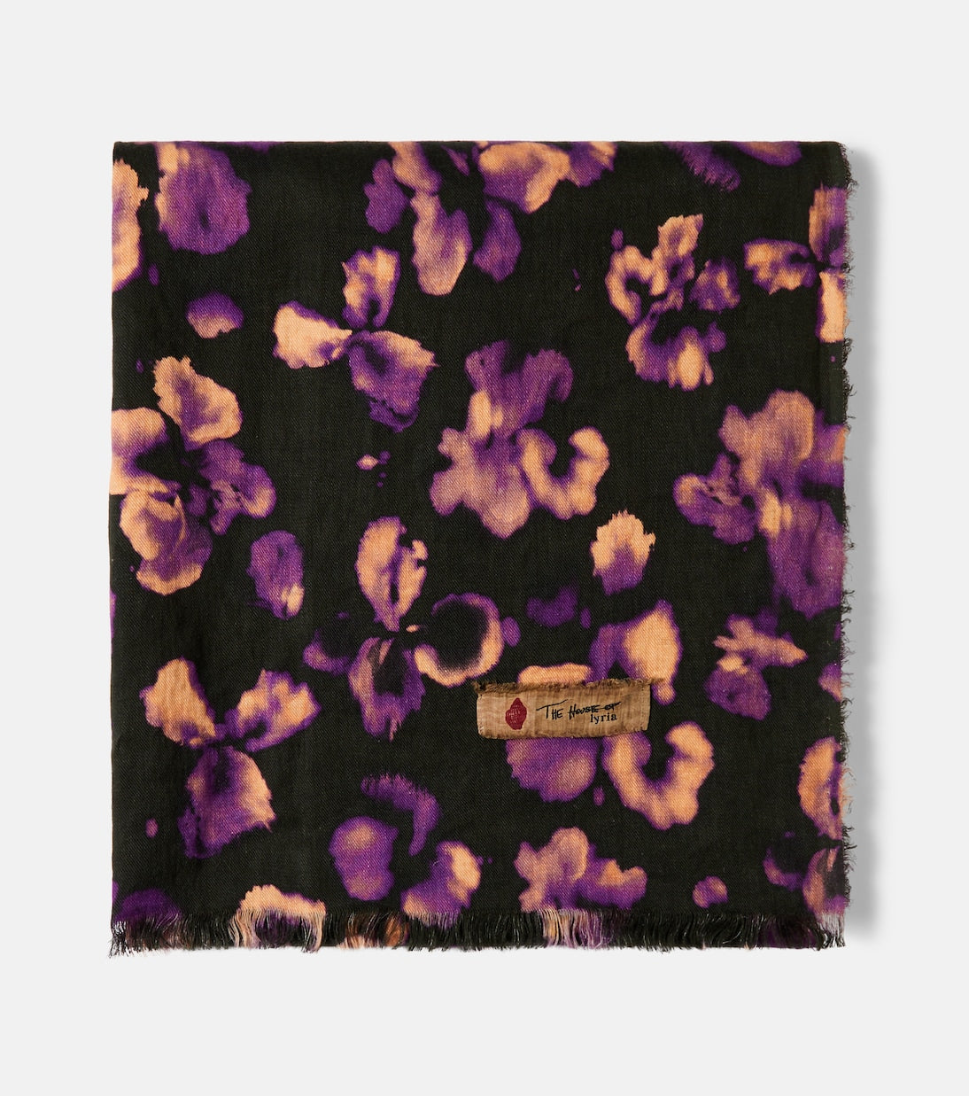 The House of Lyria - Firmamento floral linen throw