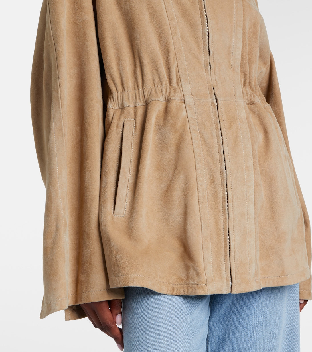Nour Hammour - Passage suede jacket