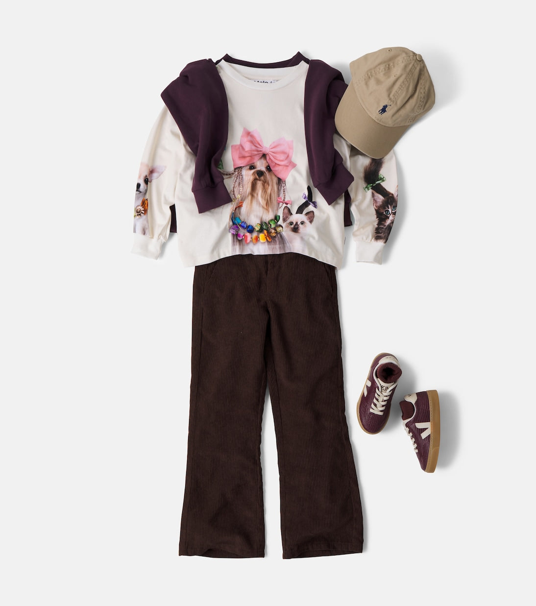 Molo - Aida corduroy flared pants
