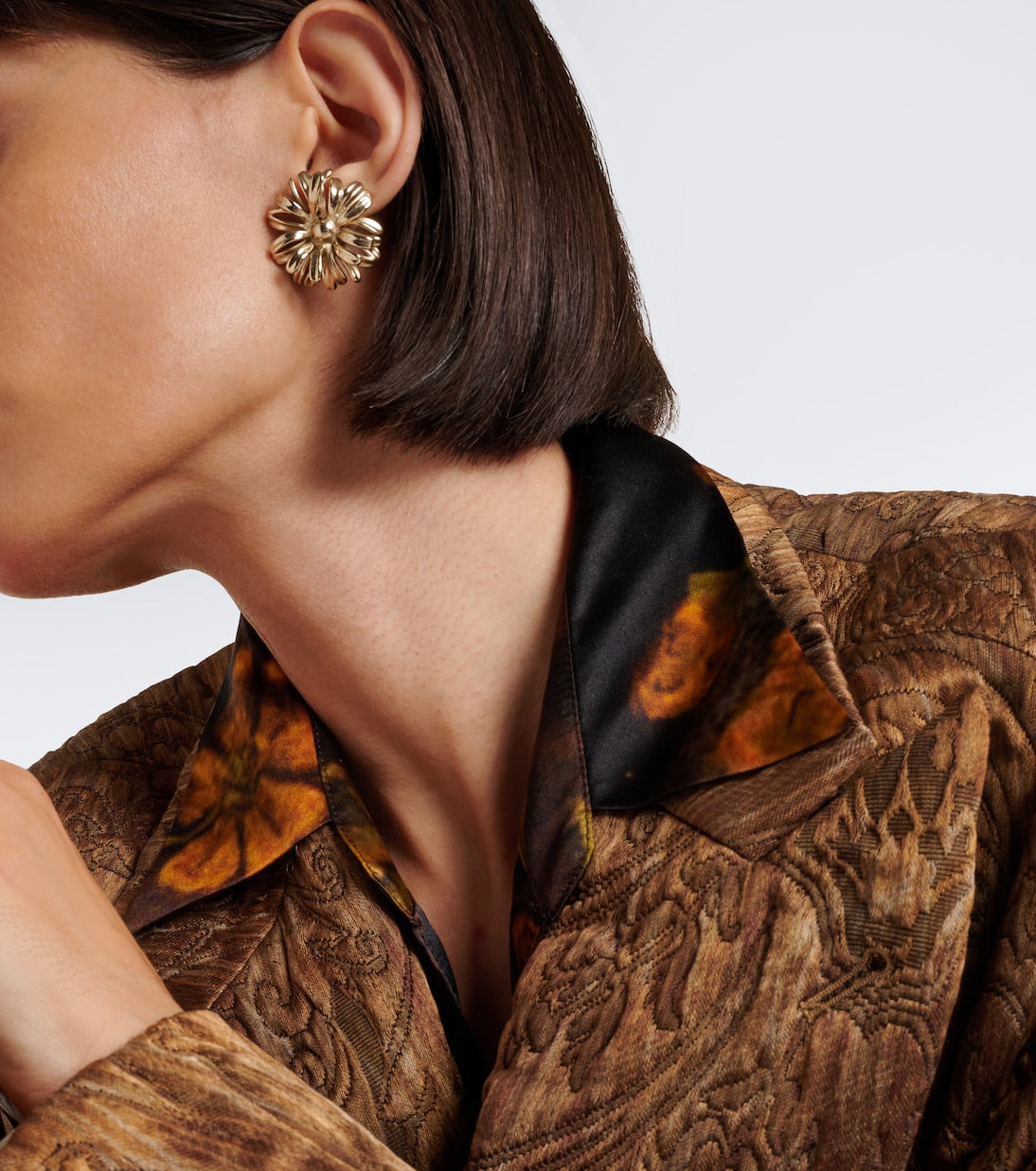 Dries Van Noten - Floral earrings