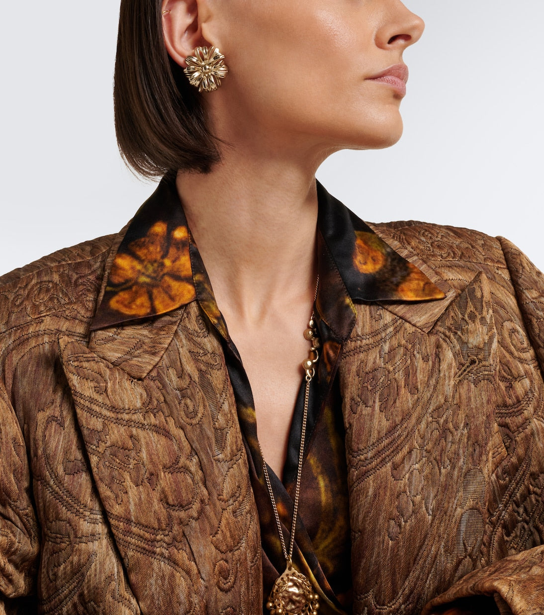 Dries Van Noten - Floral earrings