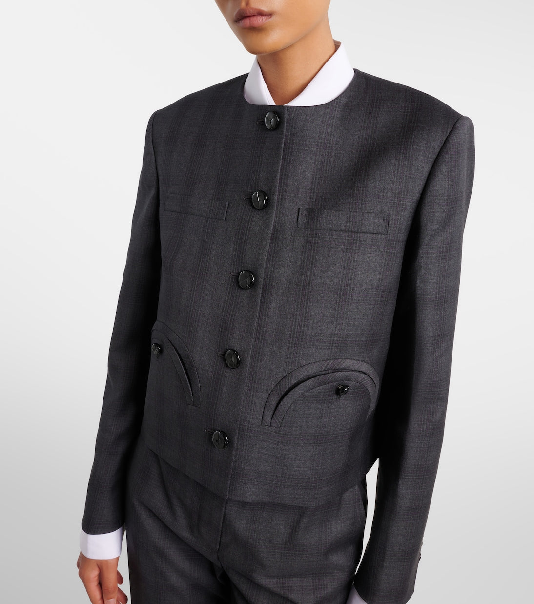 Blazé Milano - Shamo checked virgin wool jacket