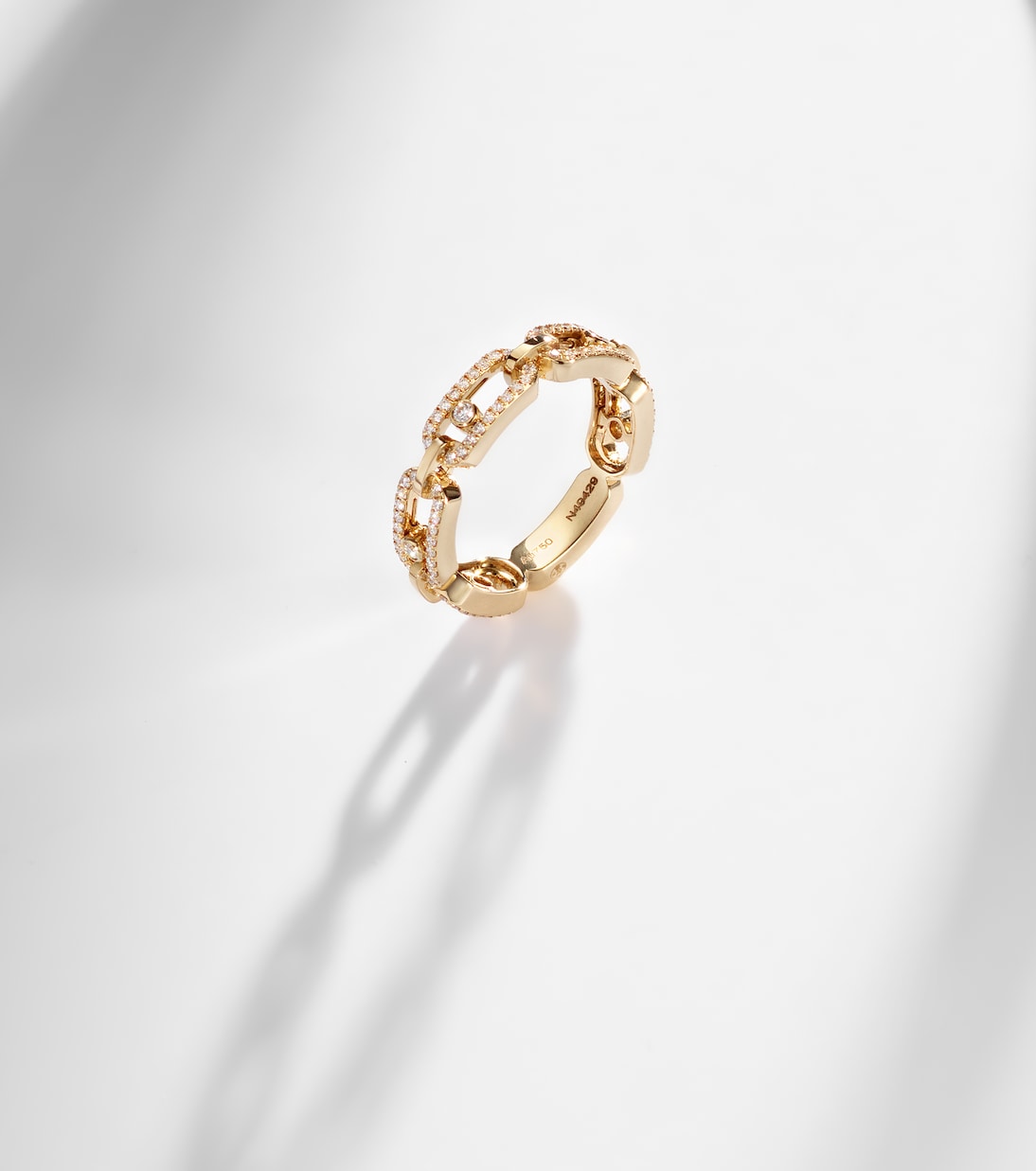 Messika - Move Link 18kt gold ring with diamonds