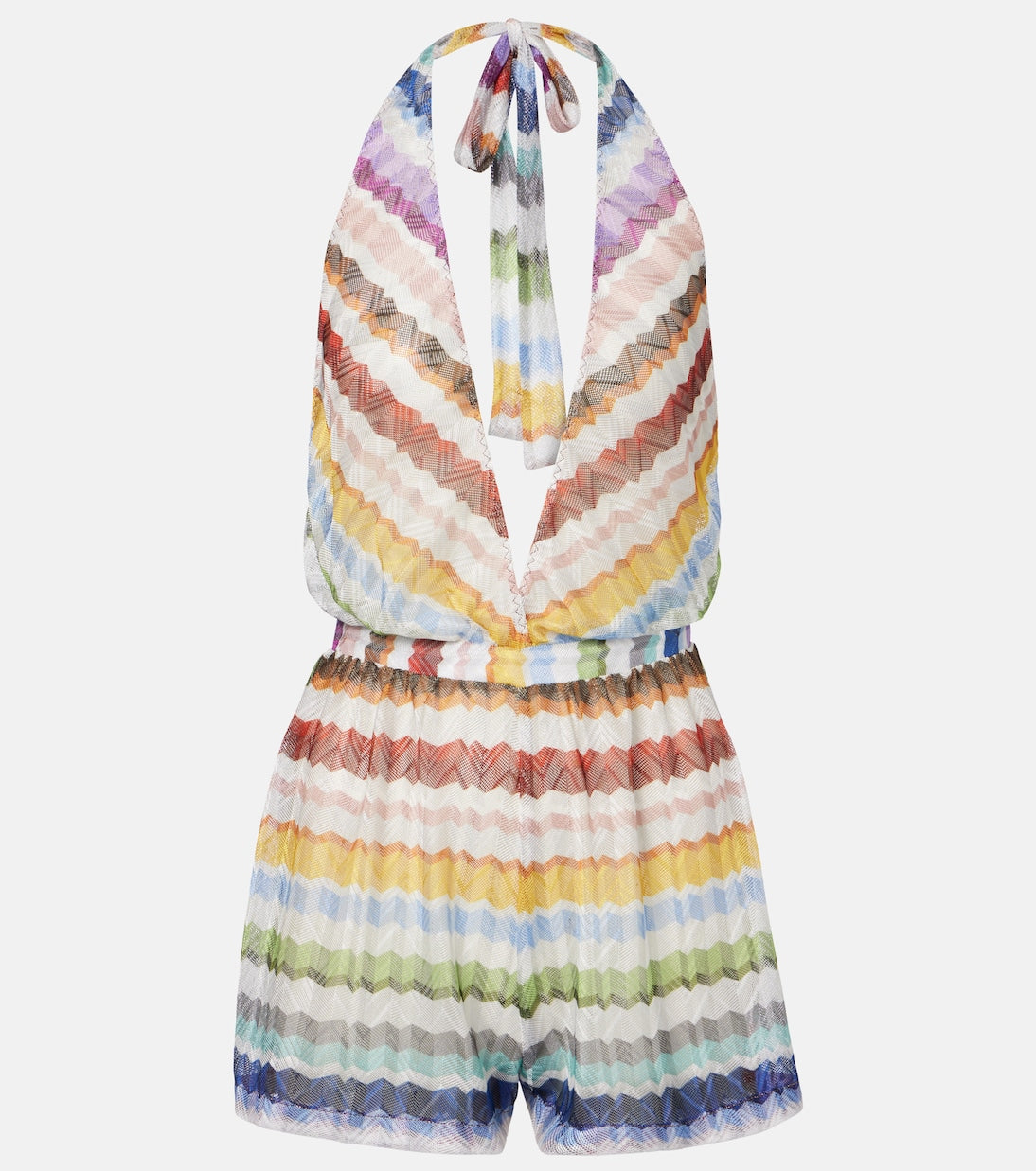 Missoni - Zigzag halterneck romper