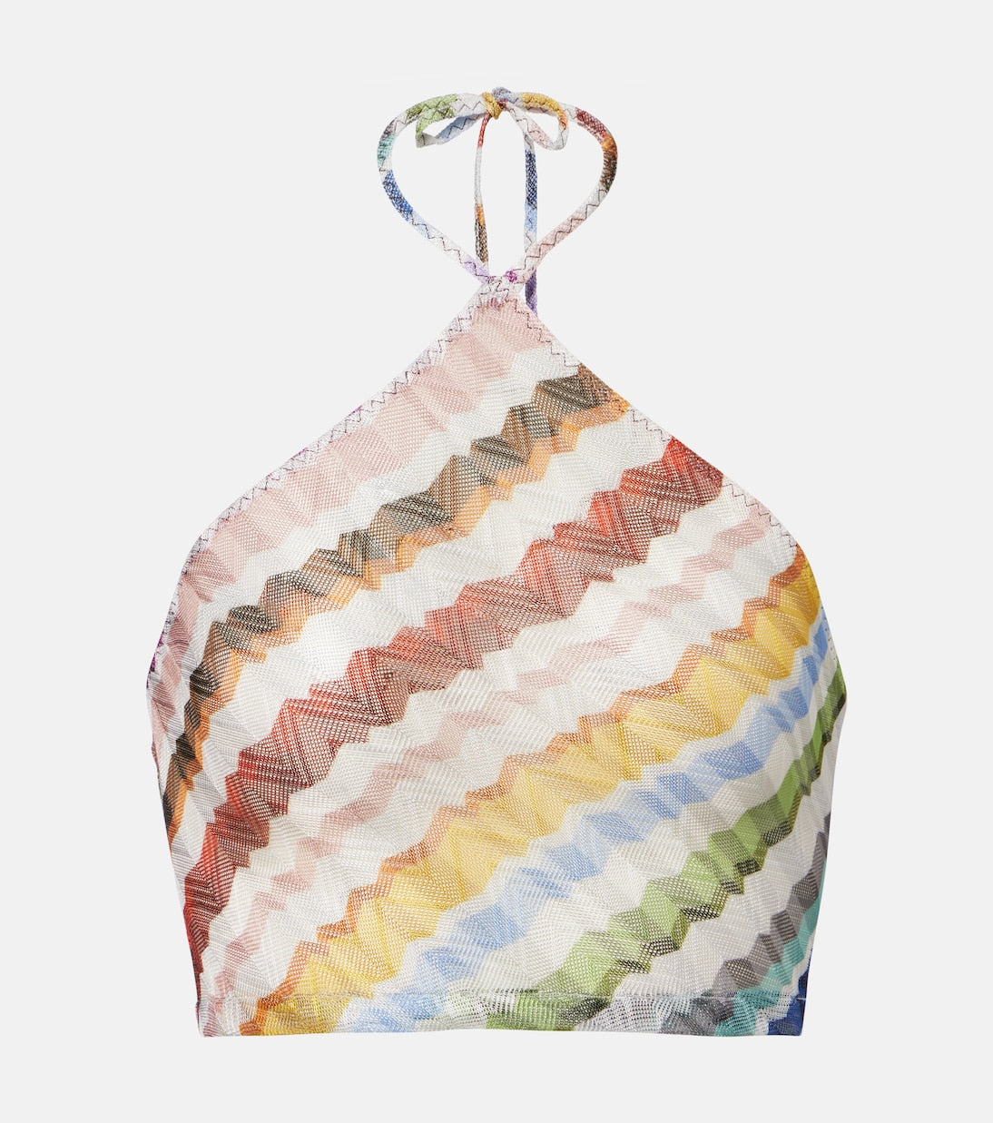 Missoni - Halterneck crop top