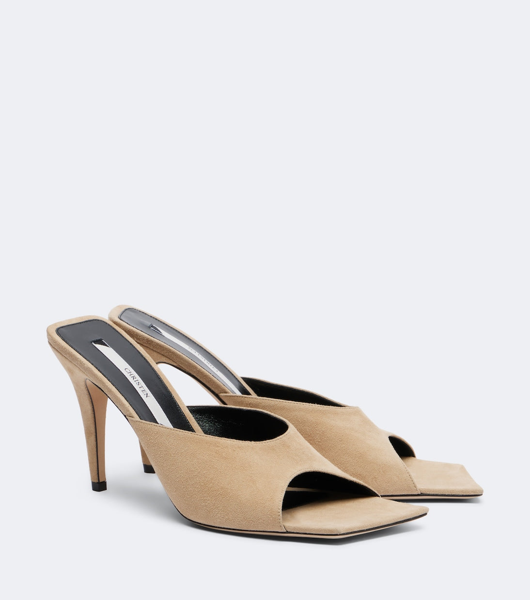 Christen - Edge suede mules