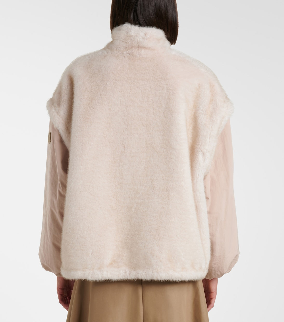 Moncler - Chardonneret fleece down jacket