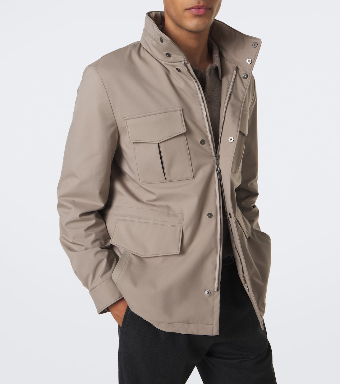 Agnona - Technical field jacket