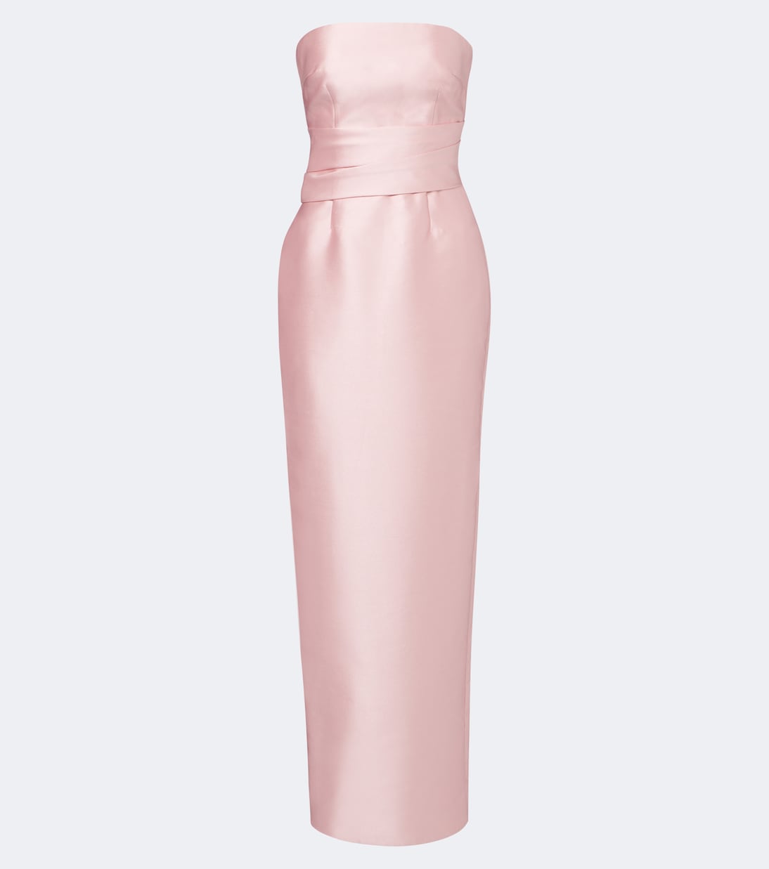 Solace London - Ingrid draped satin gown