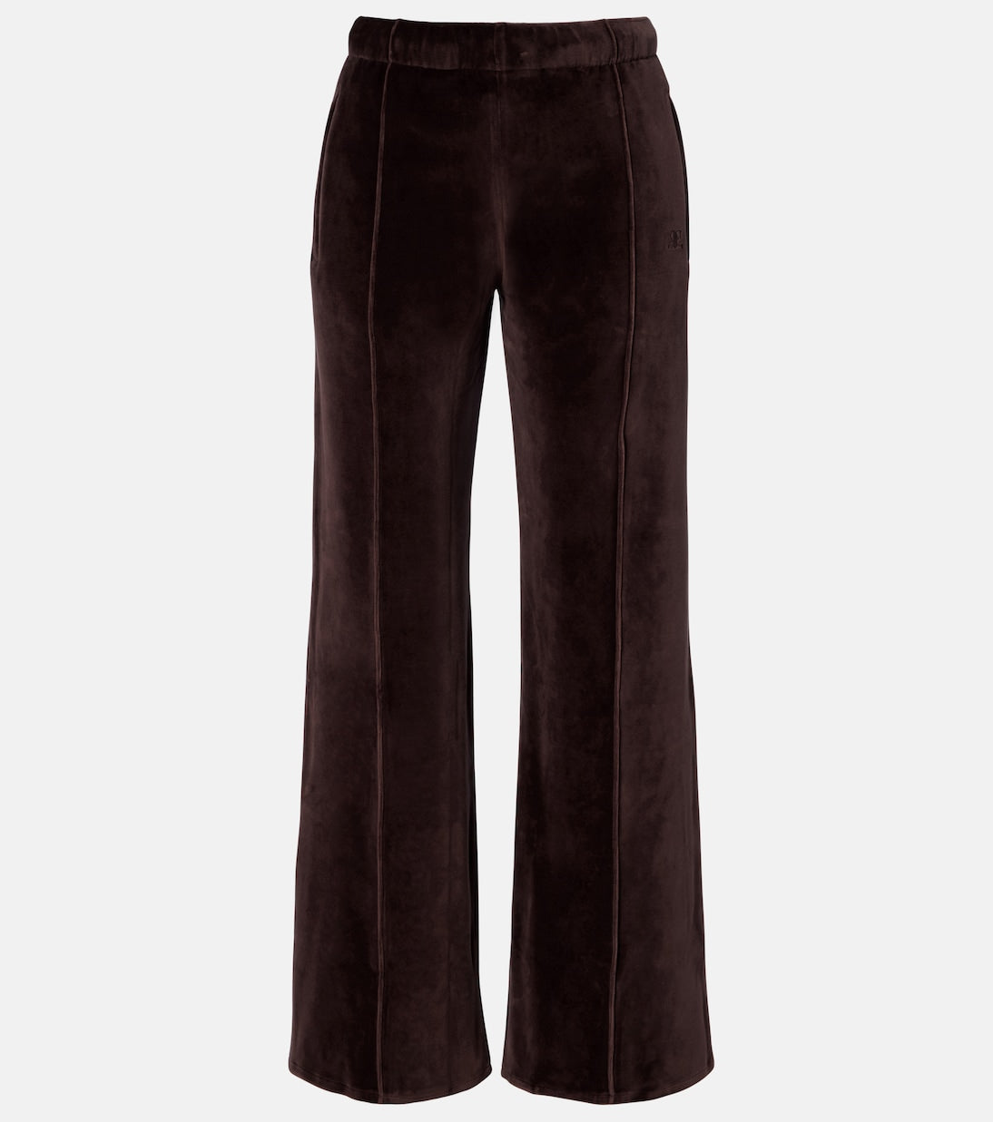 Courrèges - Cotton-blend velvet sweatpants
