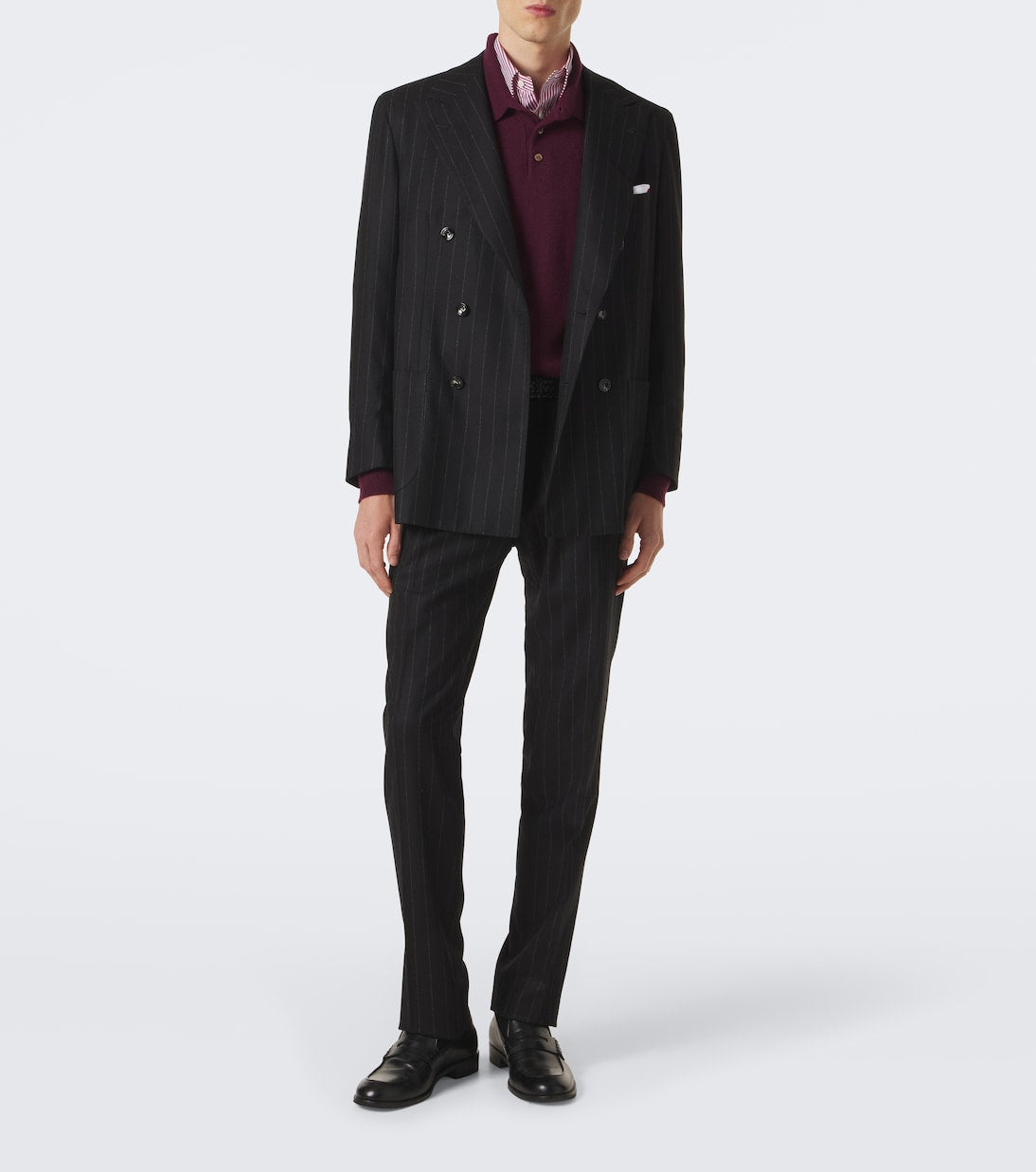 Kiton - Pinstriped wool and cashmere suit