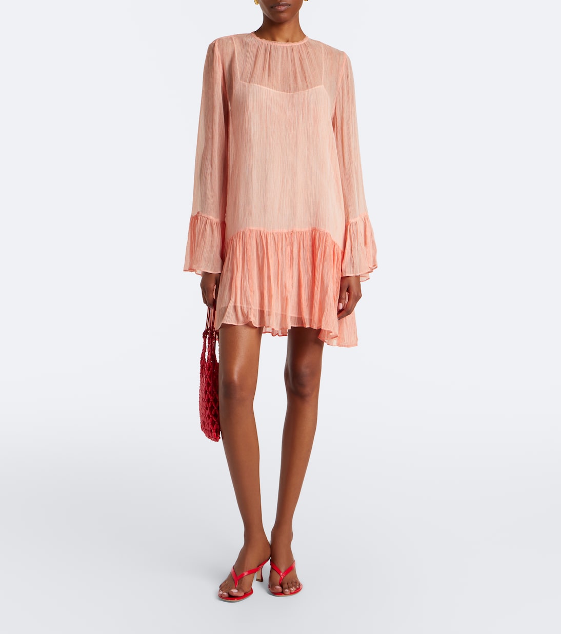 Ulla Johnson - Emmeline ruffled silk chiffon minidress