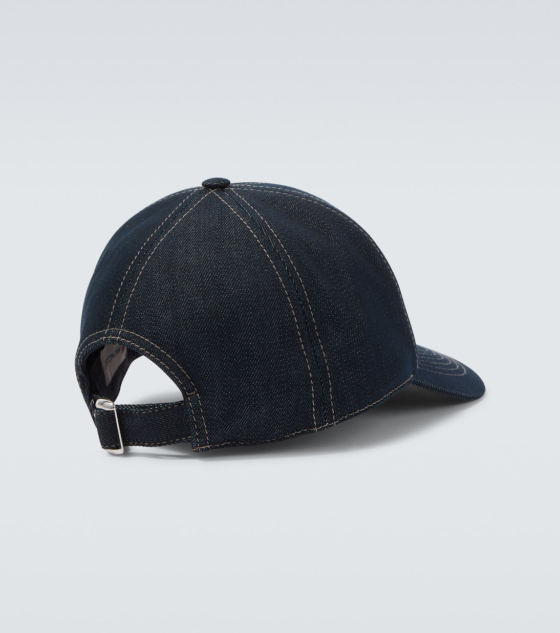 Moncler - Logo denim baseball cap