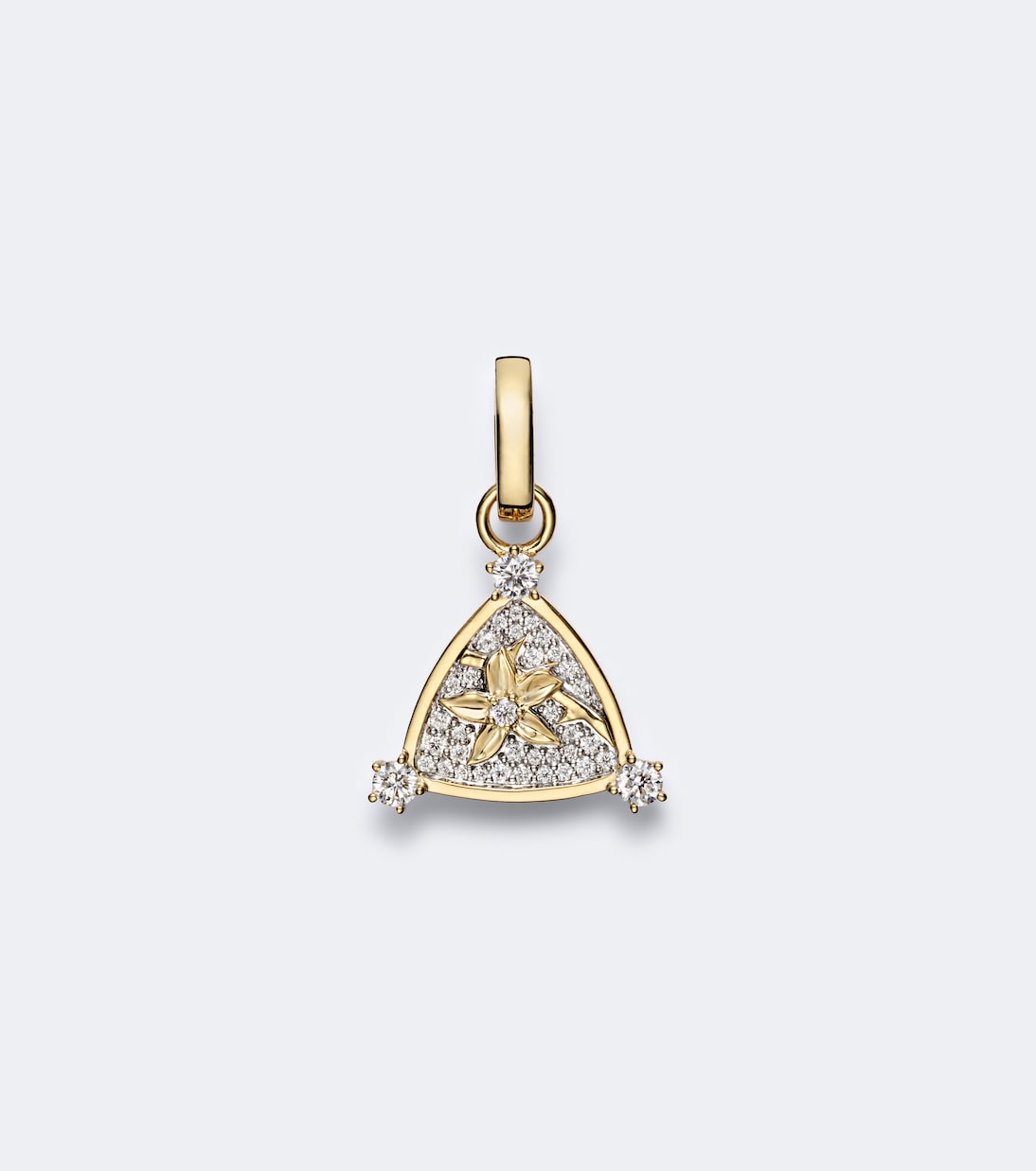 FoundRae - Resilience Blossoms 18kt gold pendant with diamonds