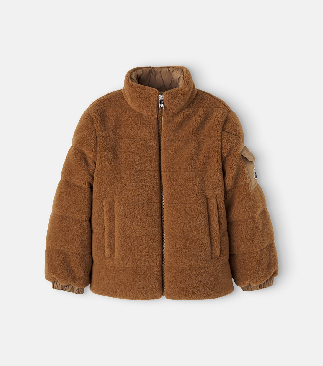 Moncler Enfant - Mich down-paneled teddy jacket