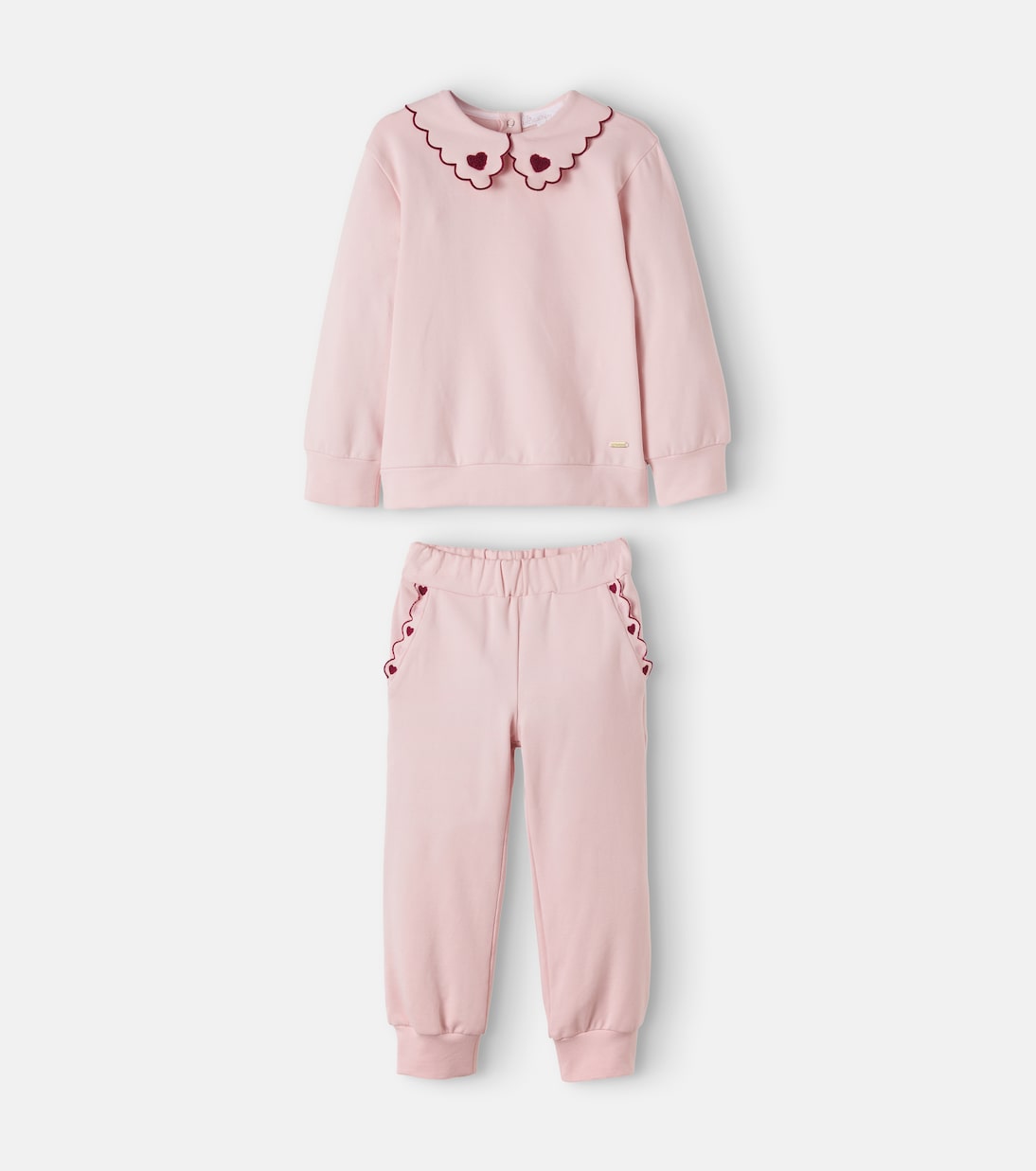Patachou - Cotton-blend sweatshirt and sweatpants set