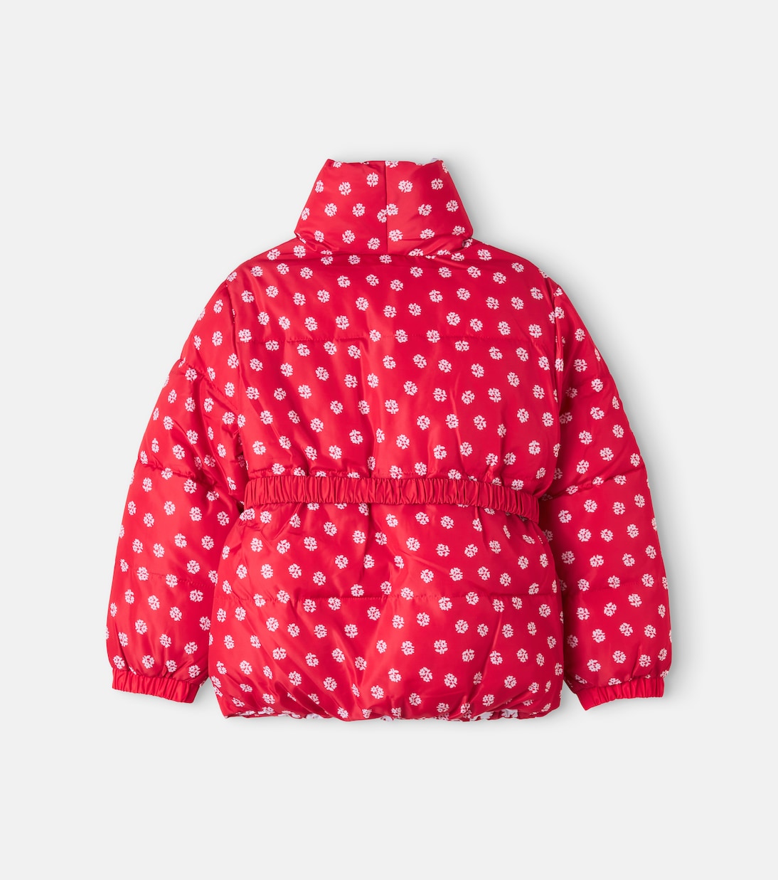 Stella McCartney Kids - Belted printed puffer jacket