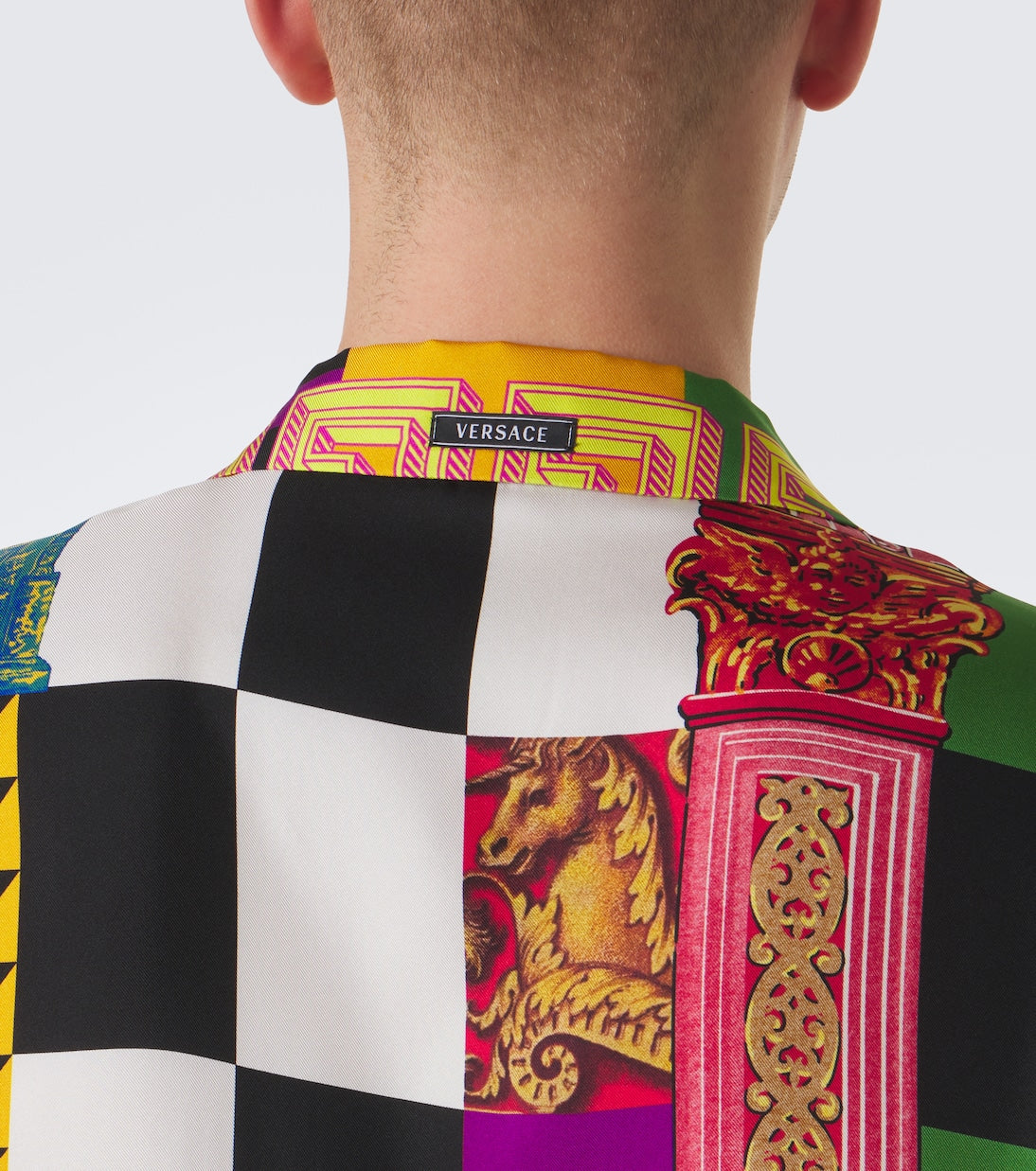 Versace - Medusa silk twill bowling shirt