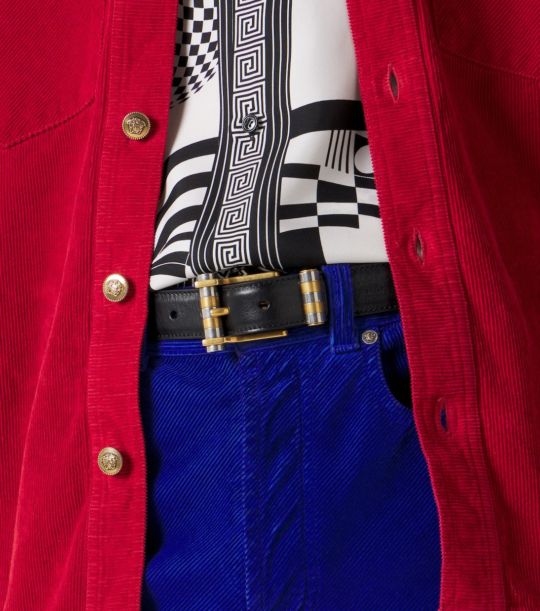 Versace - Leather belt