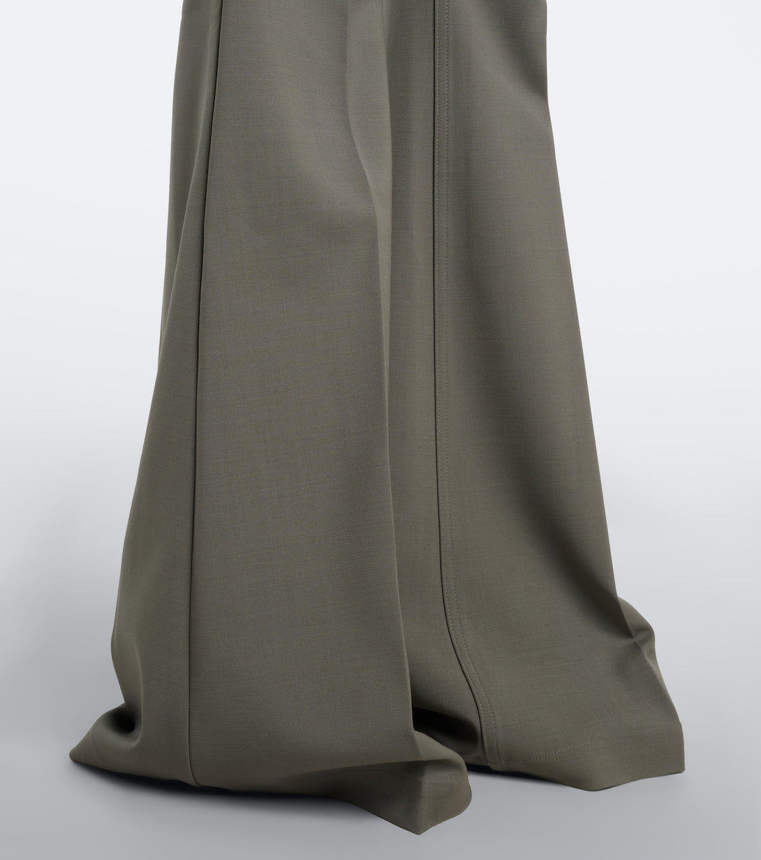 Rick Owens - Bolan high-rise wool-blend flared pants