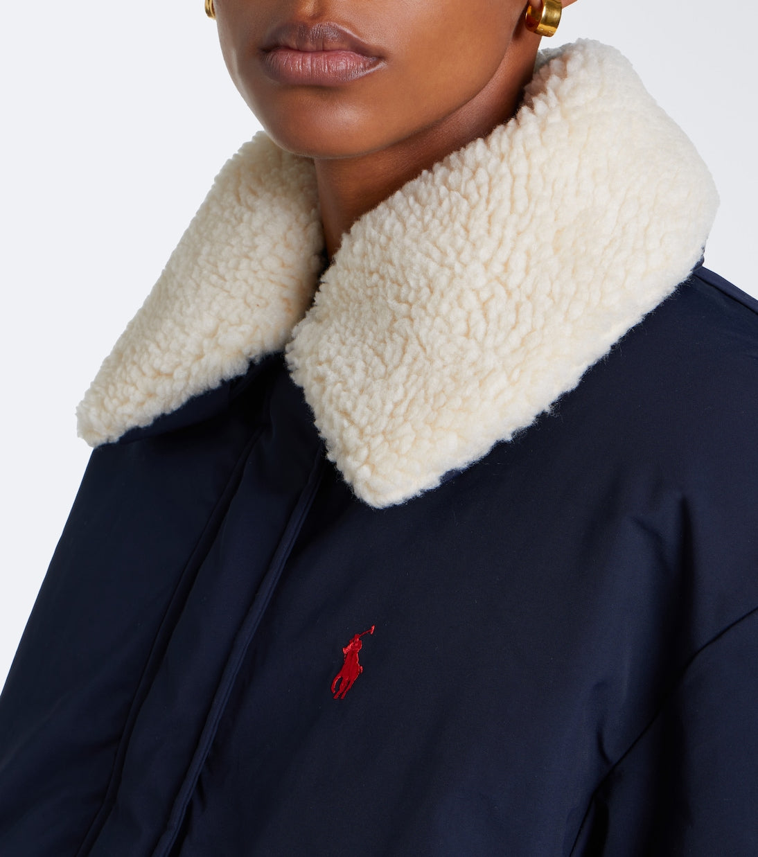 Polo Ralph Lauren - Teddy-trimmed technical down jacket