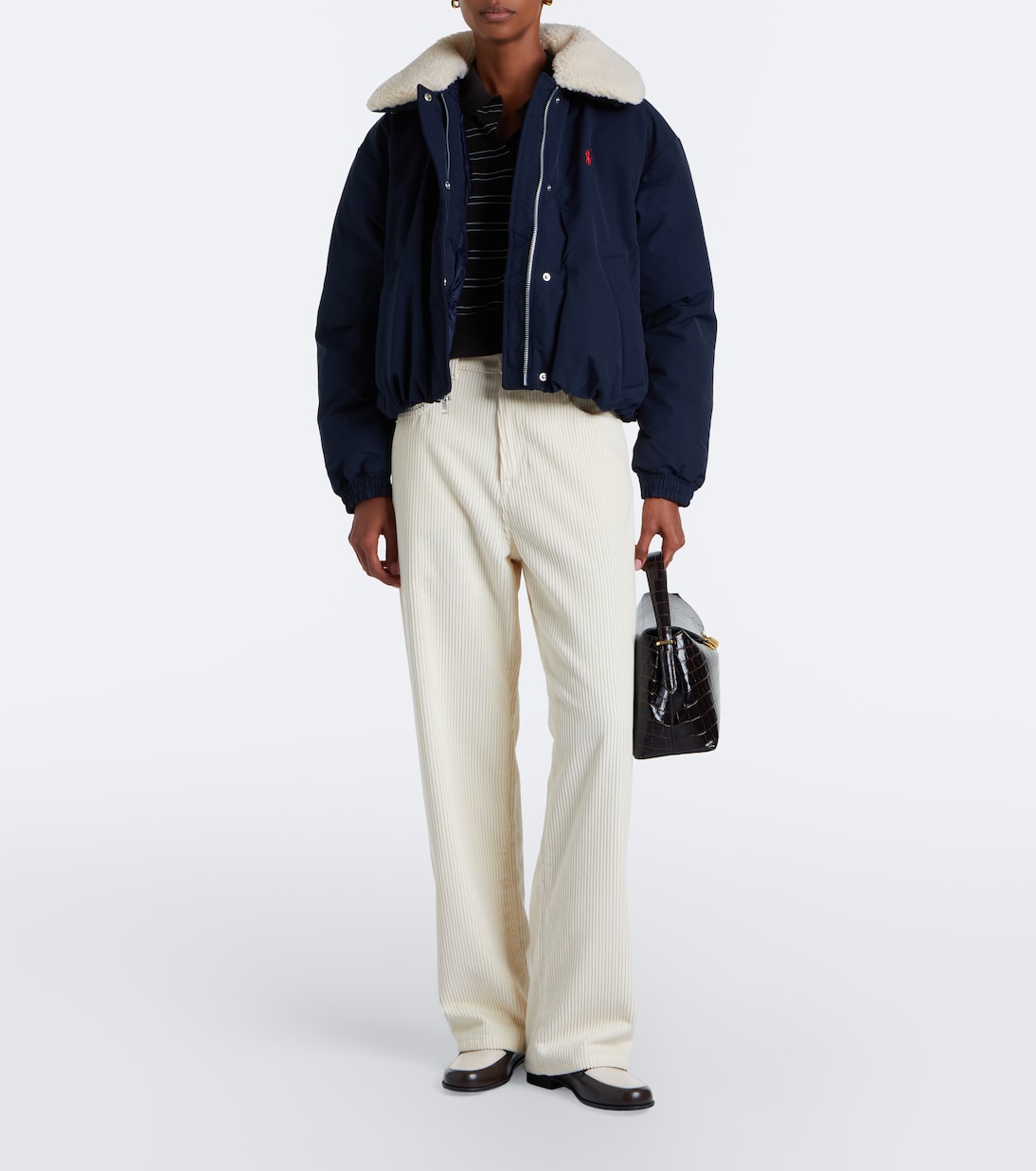 Polo Ralph Lauren - Teddy-trimmed technical down jacket