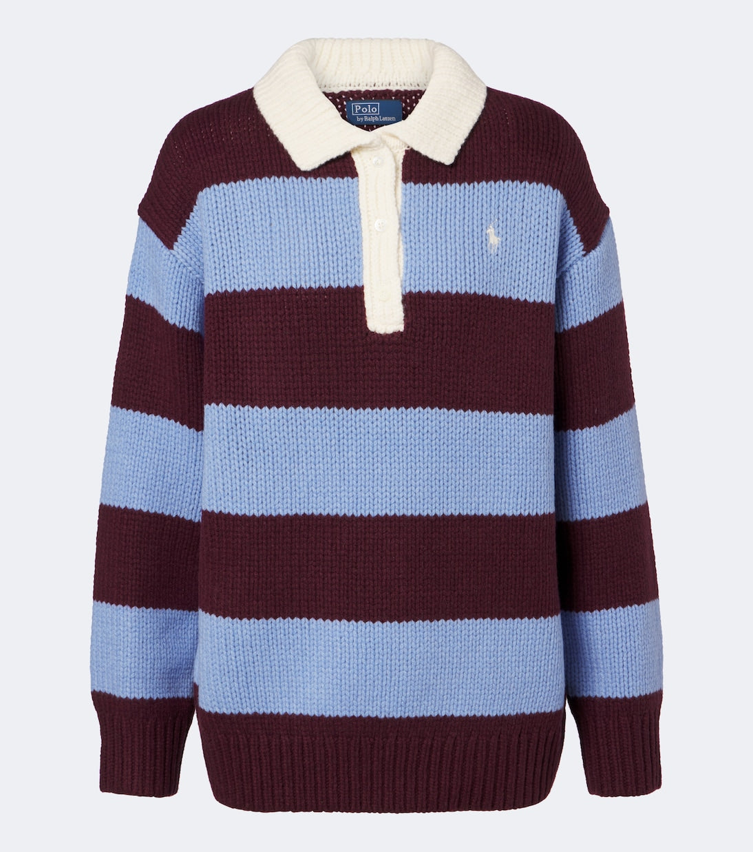 Polo Ralph Lauren - Striped wool-blend polo sweater