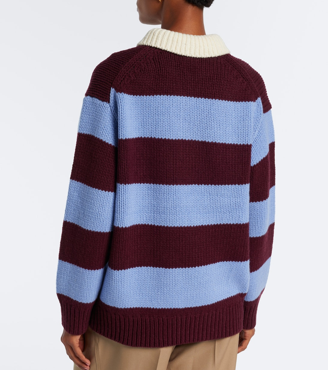 Polo Ralph Lauren - Striped wool-blend polo sweater