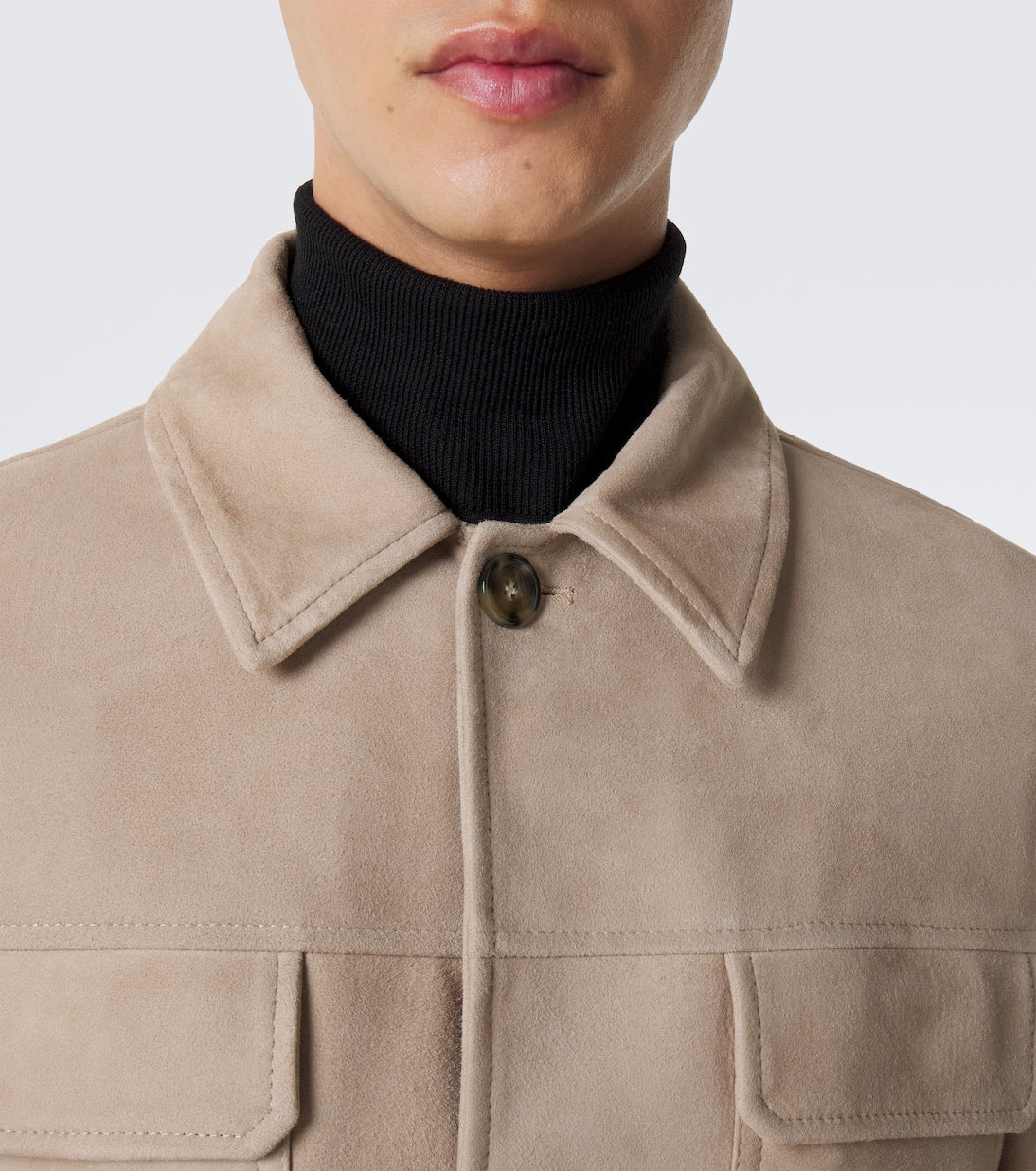 Lardini - Suede blouson jacket