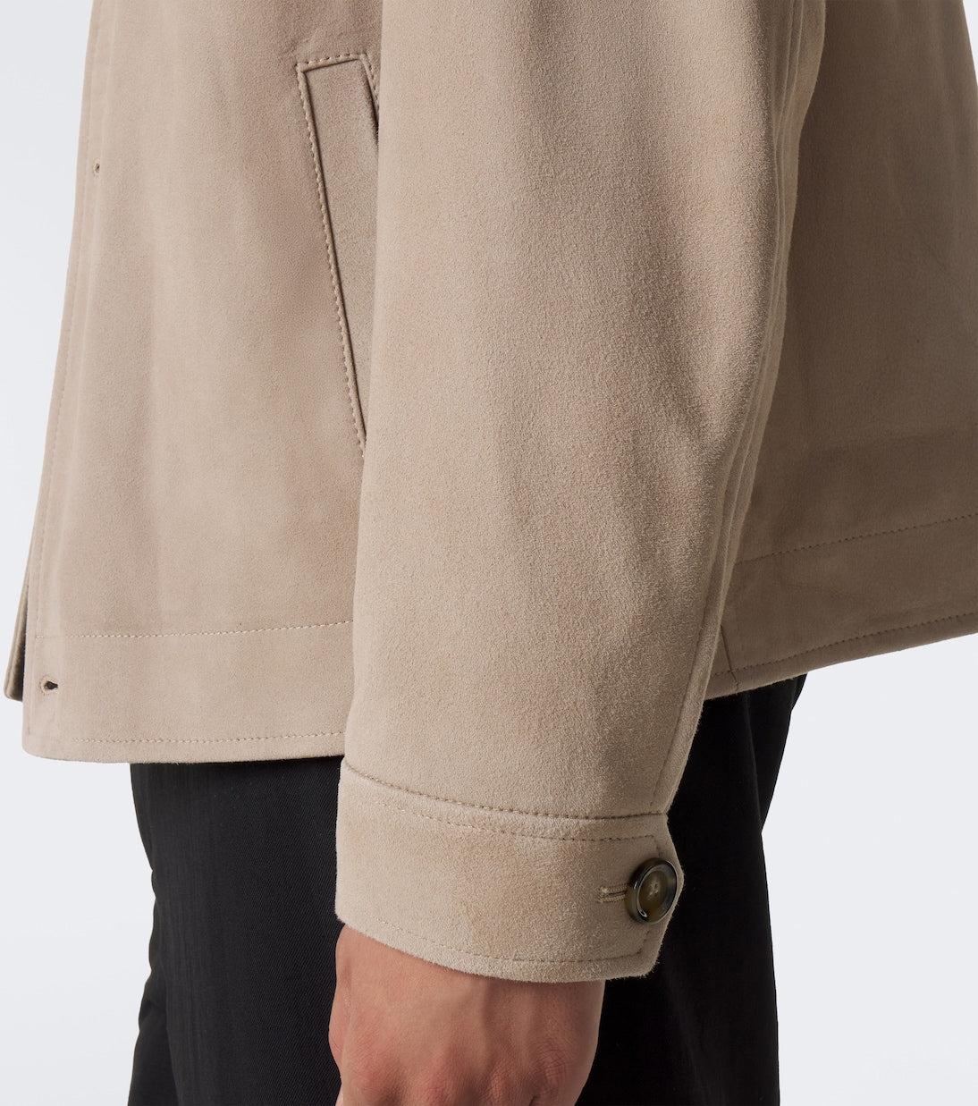 Lardini - Suede blouson jacket