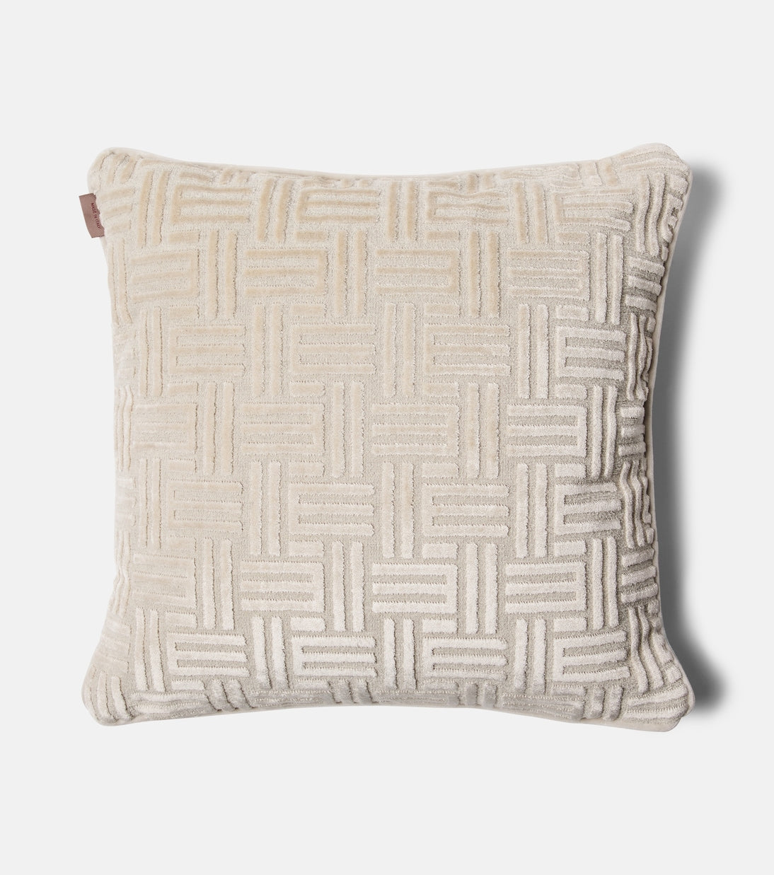 Etro - Flag monogram corduroy cushion