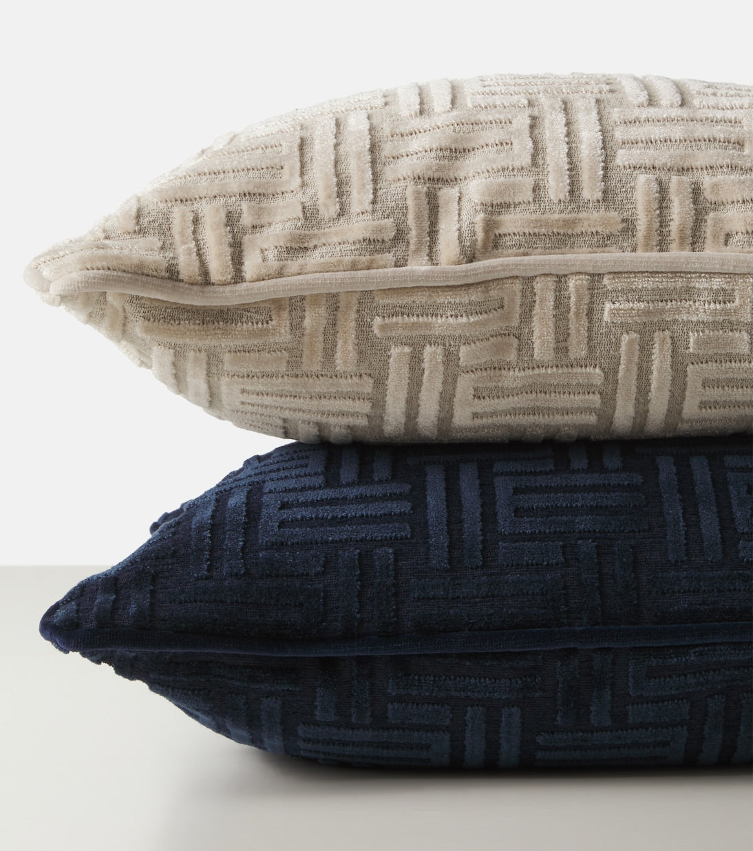 Etro - Flag monogram corduroy cushion