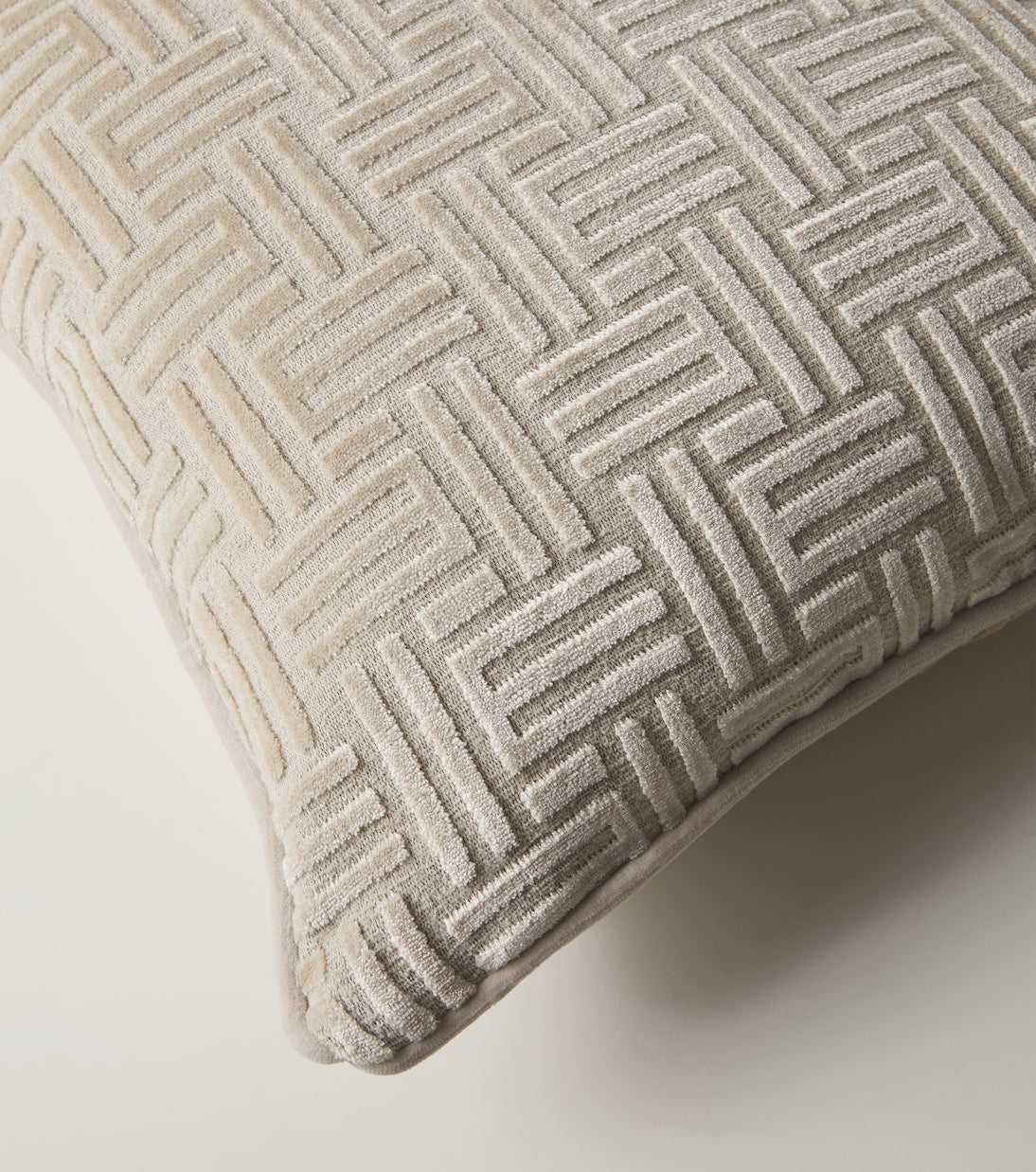 Etro - Flag monogram corduroy cushion