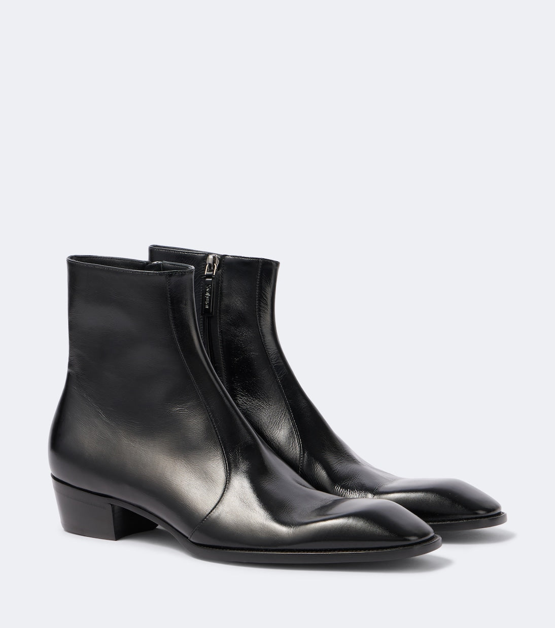 Saint Laurent - Aurelien leather ankle boots