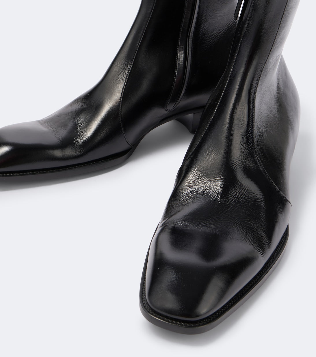 Saint Laurent - Aurelien leather ankle boots