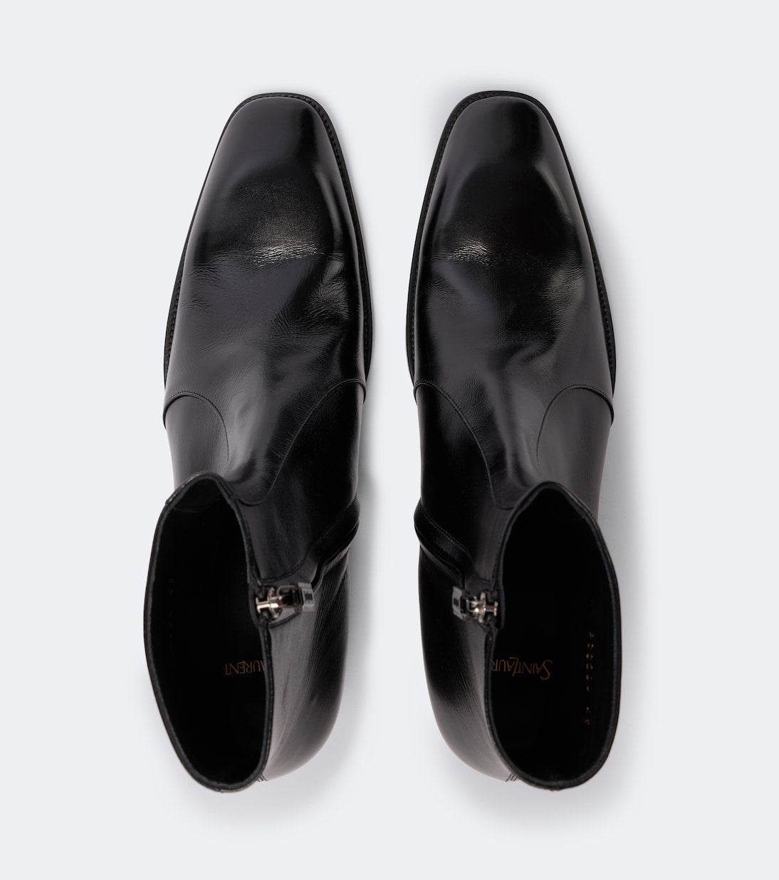 Saint Laurent - Aurelien leather ankle boots