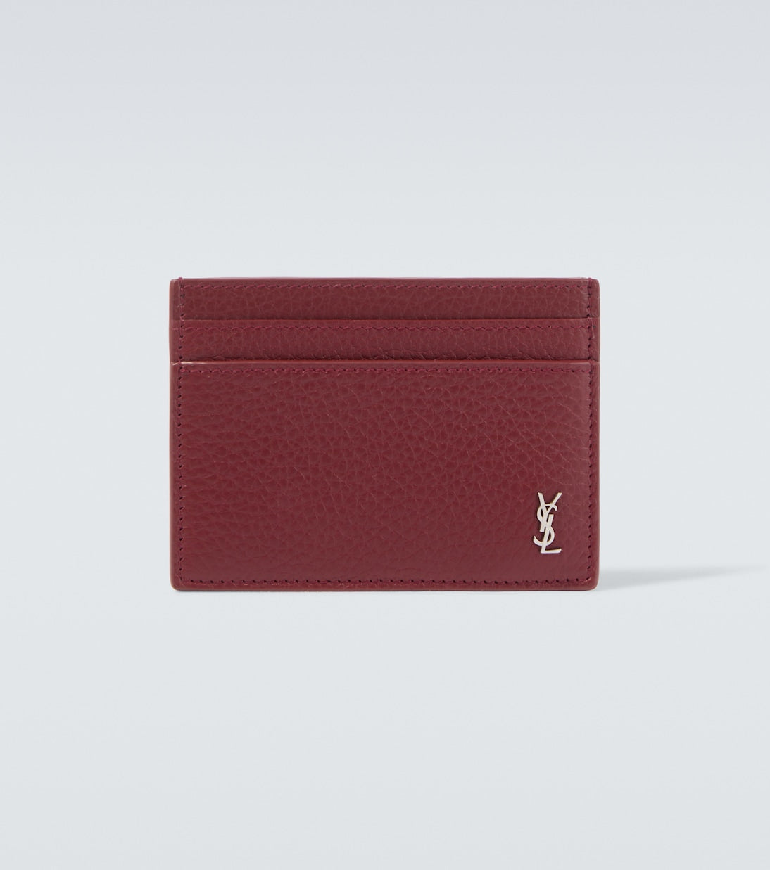 Saint Laurent - Tiny Cassandre leather card holder