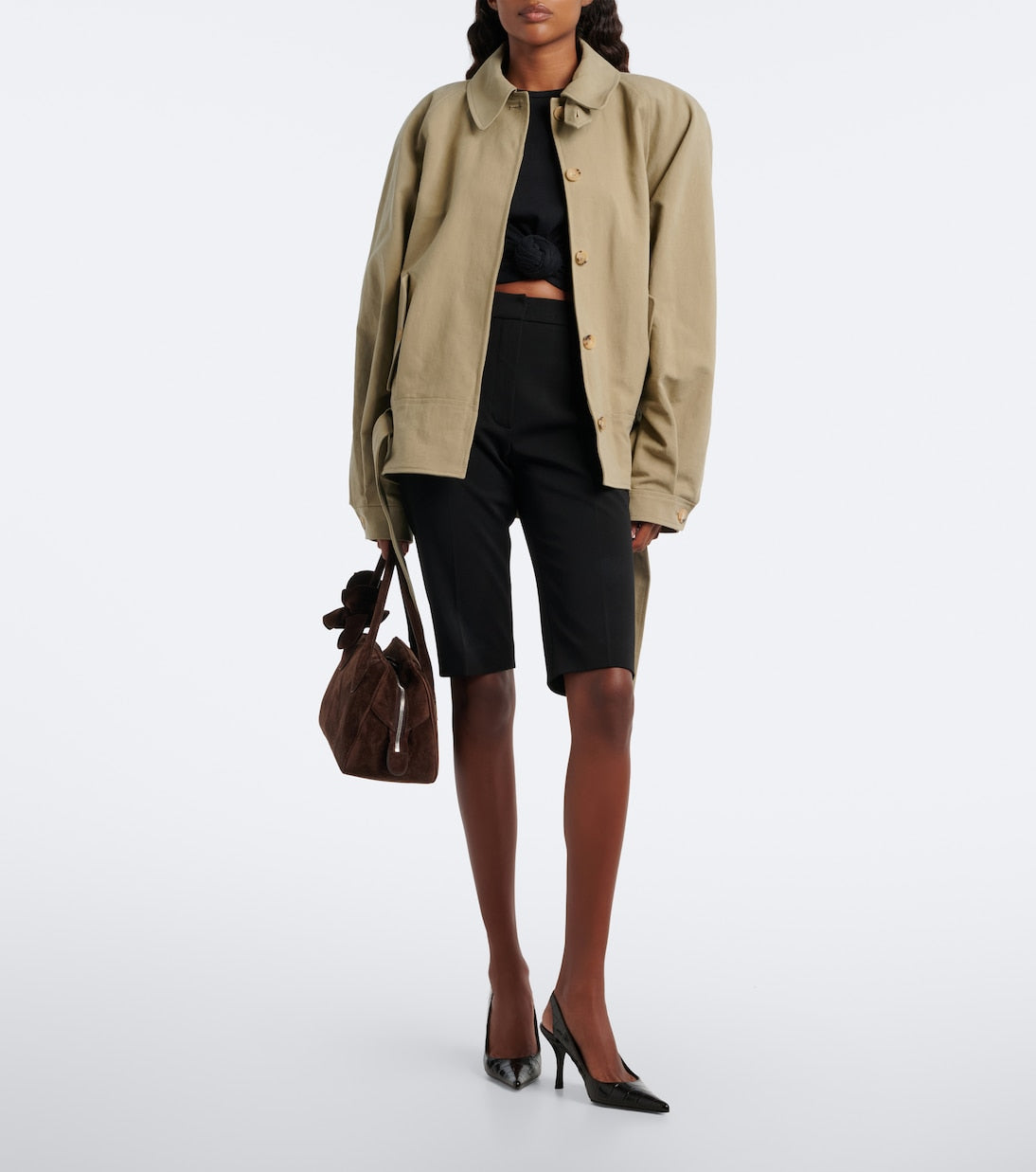 Magda Butrym - Belted cotton jacket