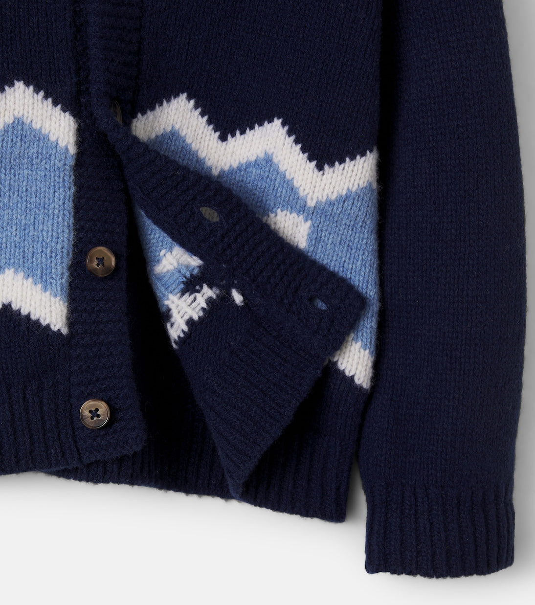 Donsje - Kwinten intarsia wool cardigan