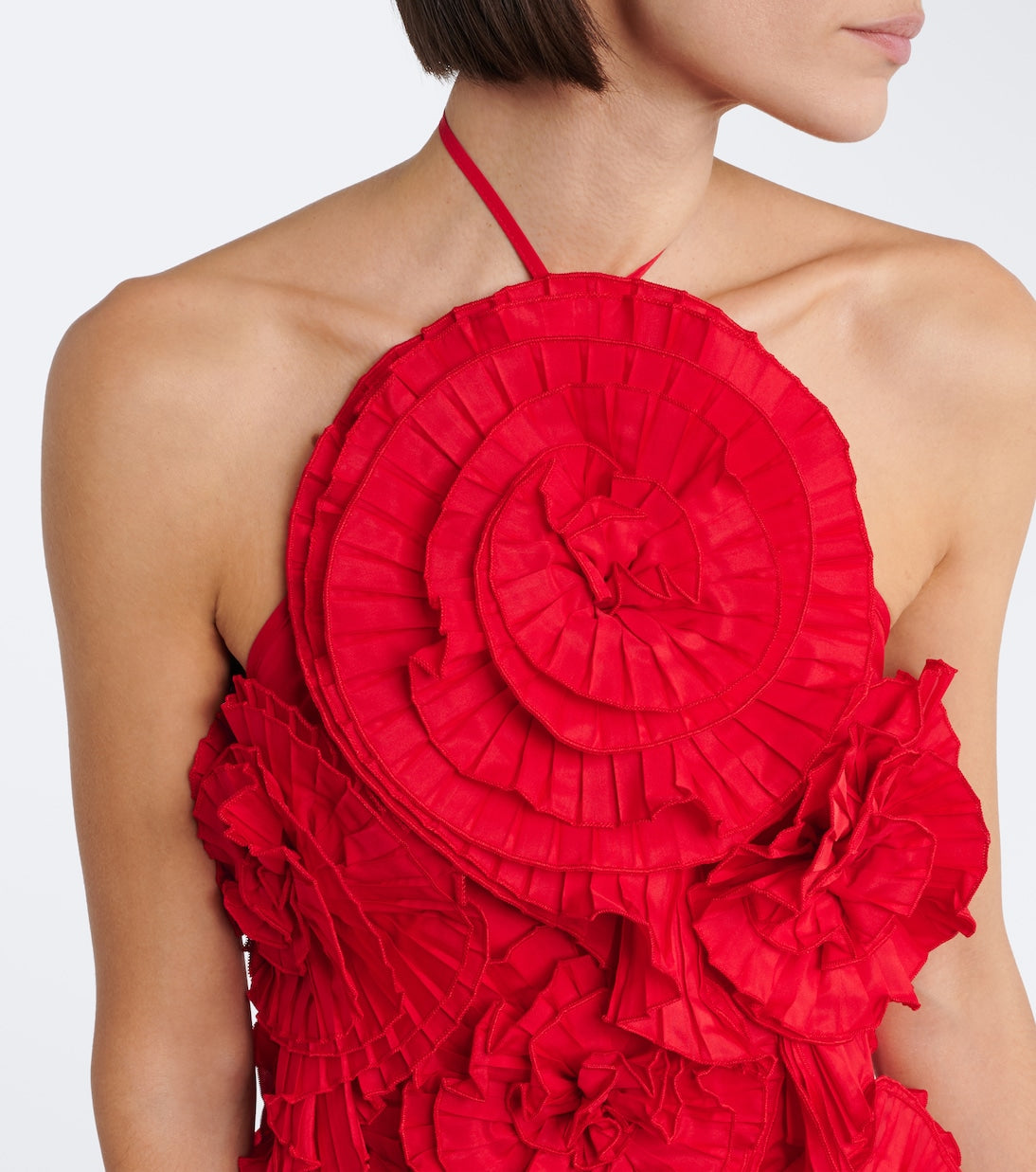 Blumarine - Floral-appliqué minidress