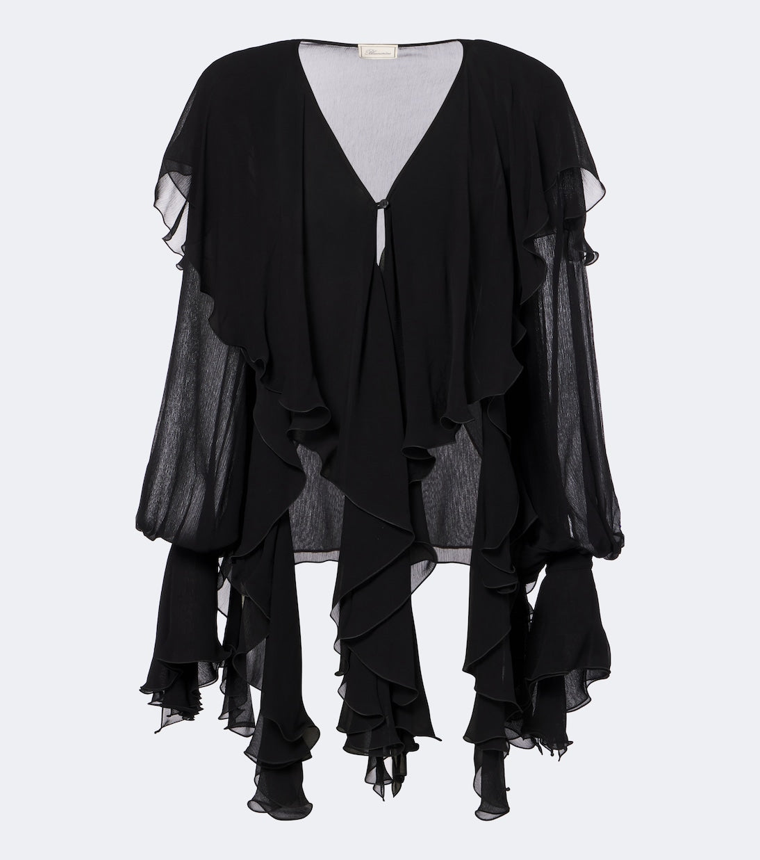 Blumarine - Ruffled crêpe blouse
