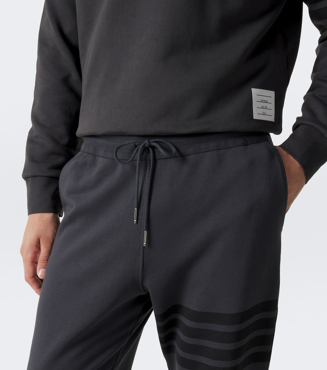 Thom Browne - 4-Bar cotton sweatpants