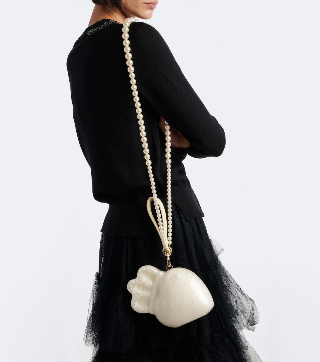 Simone Rocha - Claddagh embellished clutch