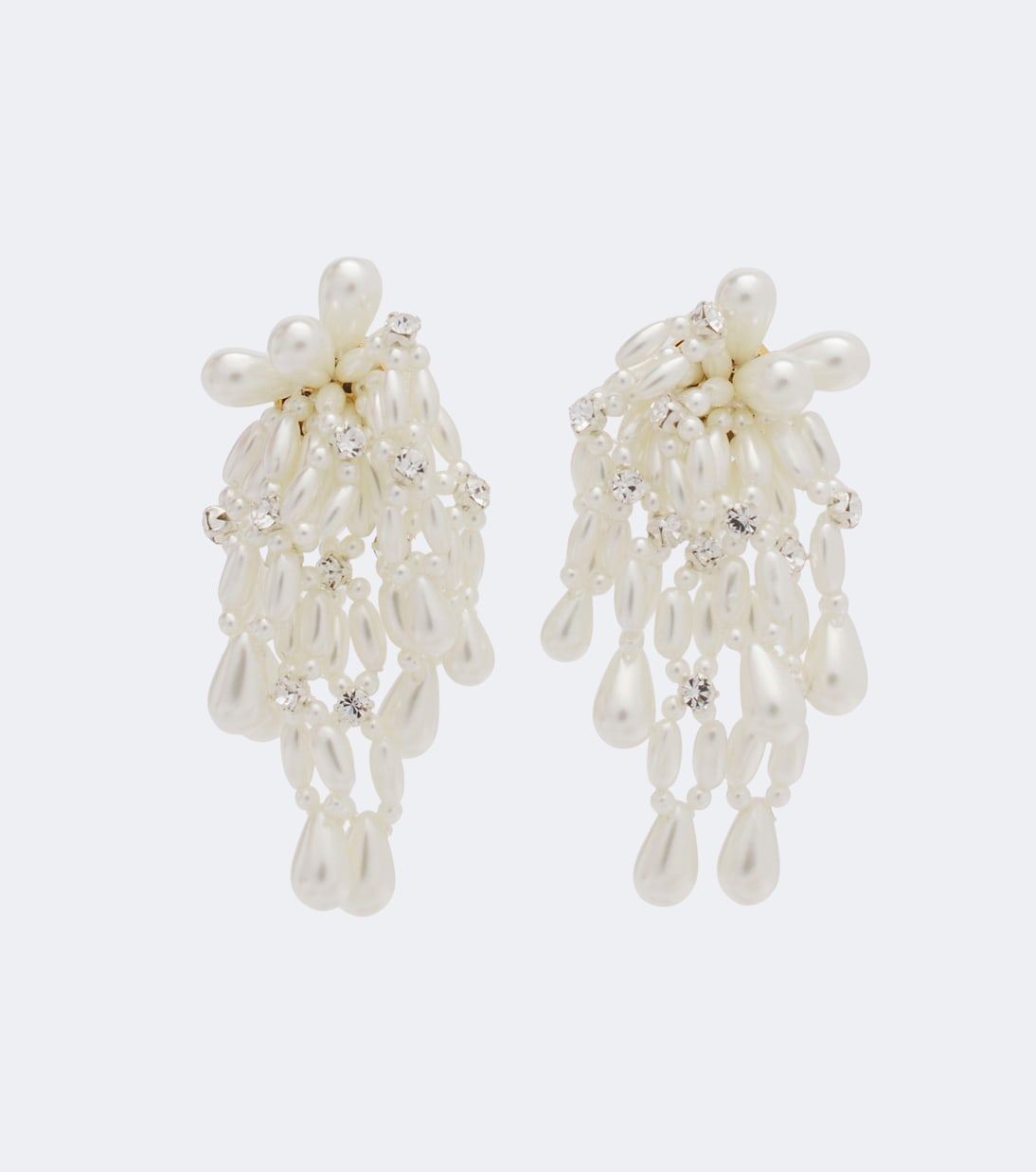 Simone Rocha - Crystal-embellished drop earrings