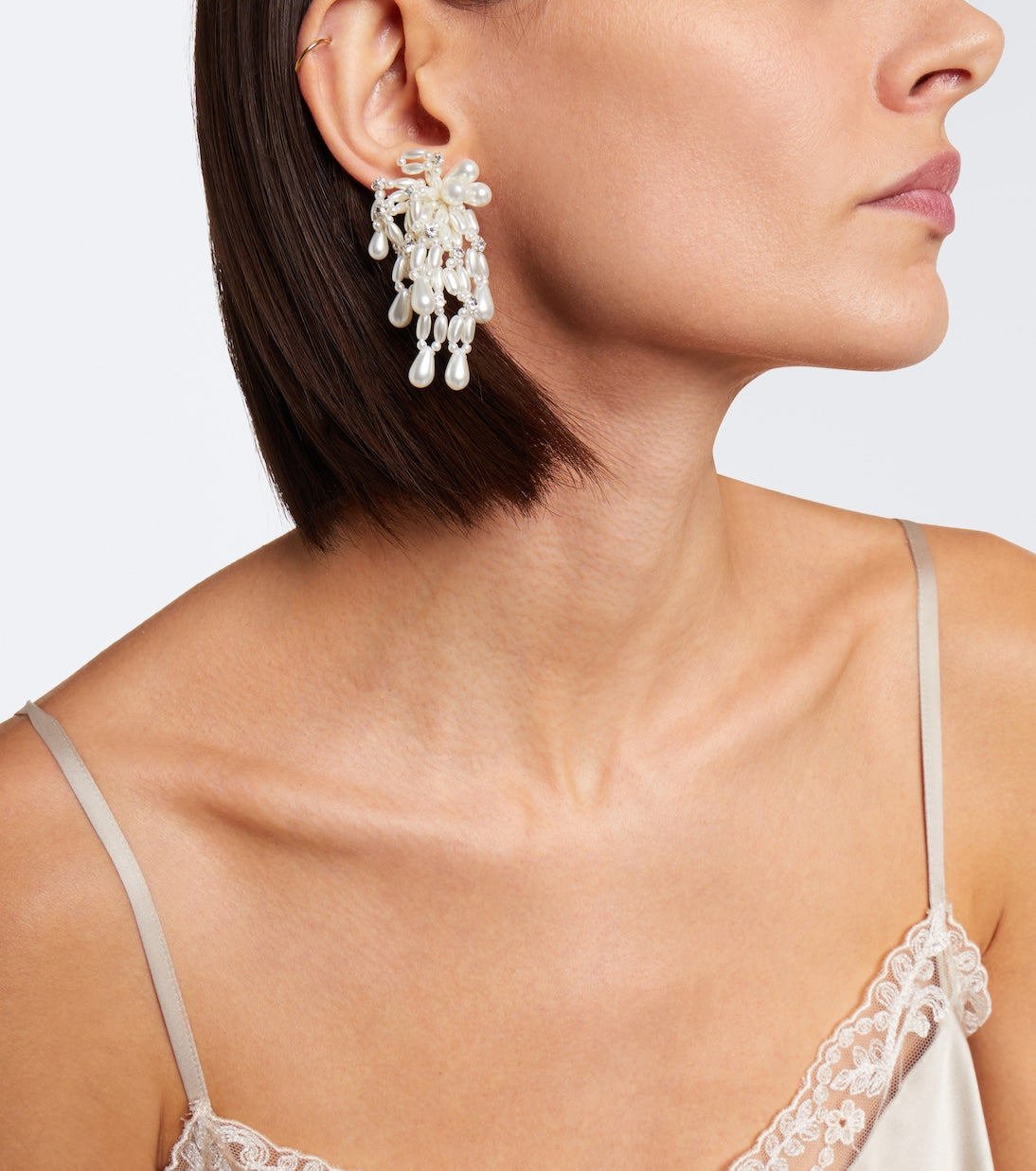 Simone Rocha - Crystal-embellished drop earrings