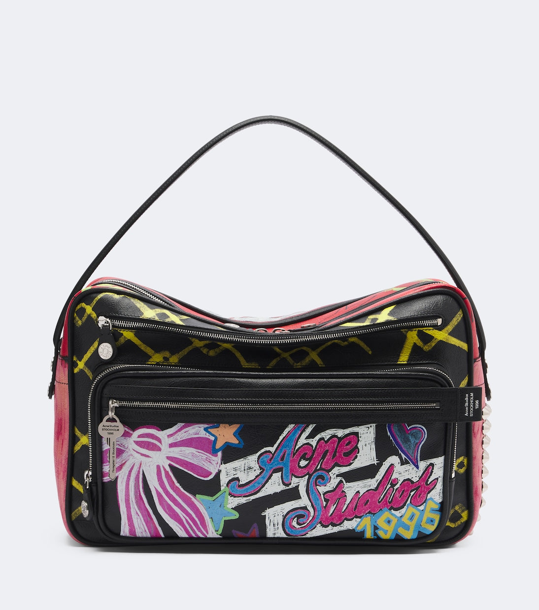 Acne Studios - Camero Camera printed leather shoulder bag