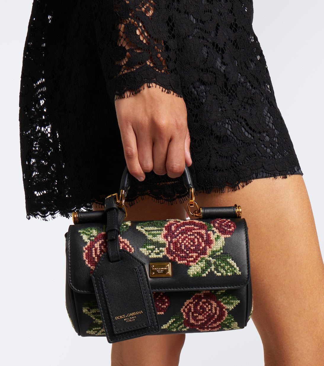 Dolce&Gabbana - My Sicily Mini leather top-handle bag