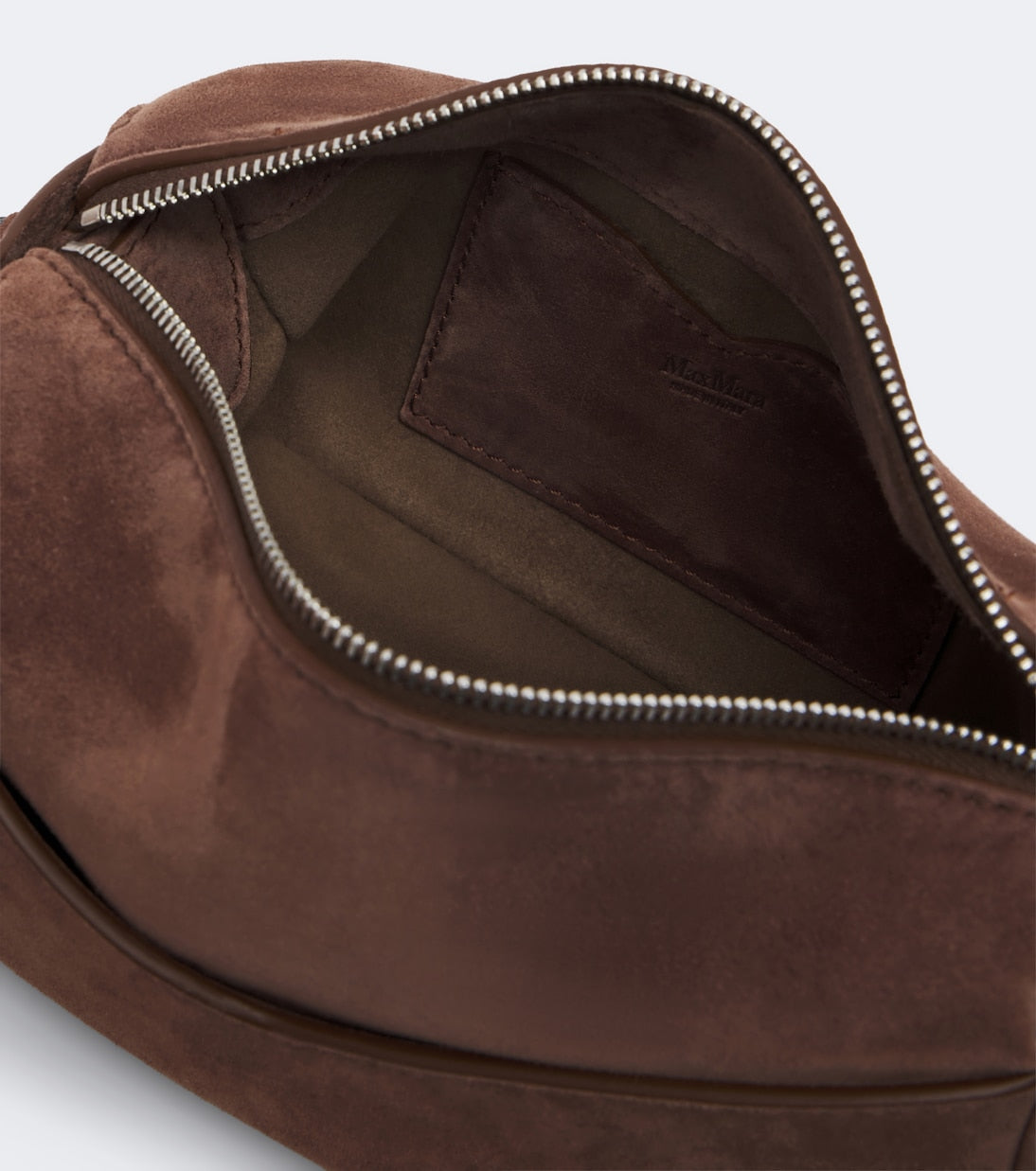 Max Mara - Micro suede shoulder bag