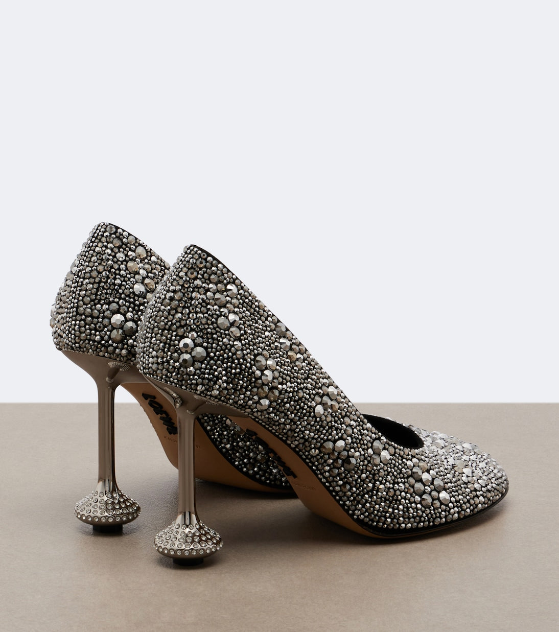 Loewe - Toy embellished suede pumps
